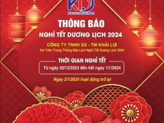 Nghỉ tết Dương Lịch 